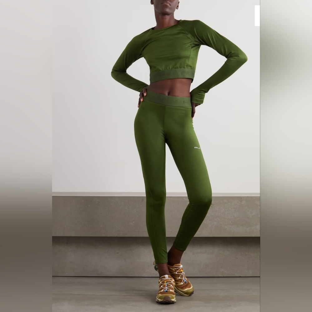 NWT Ralph Lauren RLX Repeat-Logo Stretch Legging sz Small